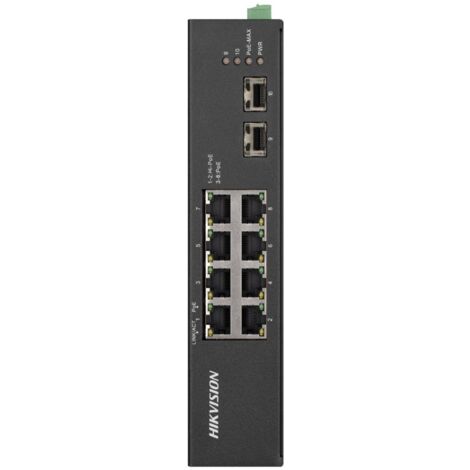 Switch gigabit hi-poe din + uplink gigabit sfp - DS-3T0510HP-E/HS