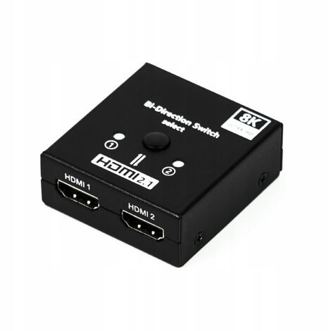 SWITCH HDMI 2.1 2x1 SPLITTER 1x2 8K BI-WAY