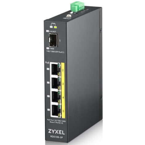 SWITCH INDUSTRIAL 5P POE UNMANAGED