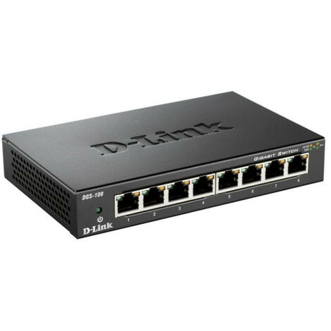 Switch informatique DLink 8 ports (DGS108)