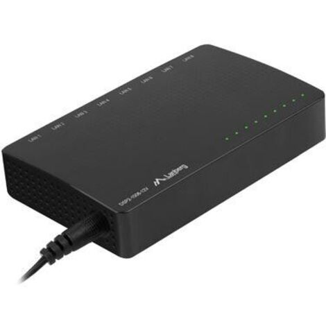 SWITCH LANBERG 8 PUERTOS GIGABIT RJ45 ETHERNET