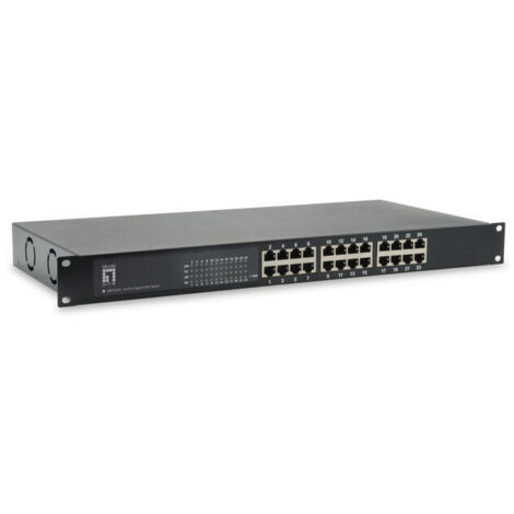 SWITCH LEVEL ONE GEP-2421W500 POE NO GESTION 24P 10/100/1000 POE 500W