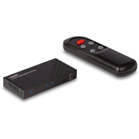 Switch Lindy 2 porte Hdmi 2.1 8K60 Nero [38337]