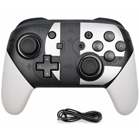 Switch Manette sans fil, Bluetooth Gamepad Joystick avec fonction réveil, Dual Vibration/Gyro pour Switch/Switch Pro/PC D