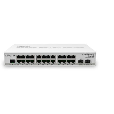 Switch Mikrotik CRS326-24G-2S+IN 26 Puertos/ RJ45 10/100/1000/ SFP+/ PoE