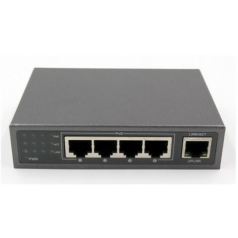 "Switch OBA PoE 5 porte Gigabit: la soluzione ideale per una rete veloce e affidabile"