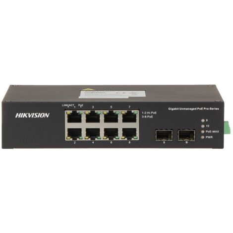 Switch PoE 8 ports DS-3T0510HP-E/HS