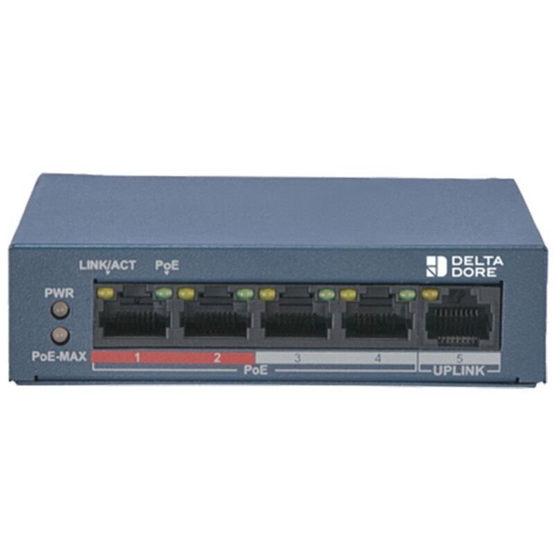 Delta Dore - Switch poe 4 ports poe SW4 6417010