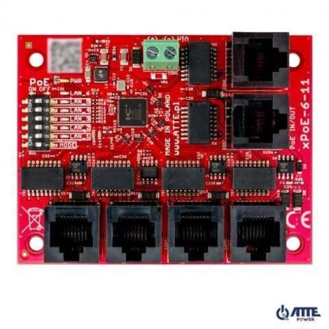 Switch POE xpoe-6-11-OF a 5 porte