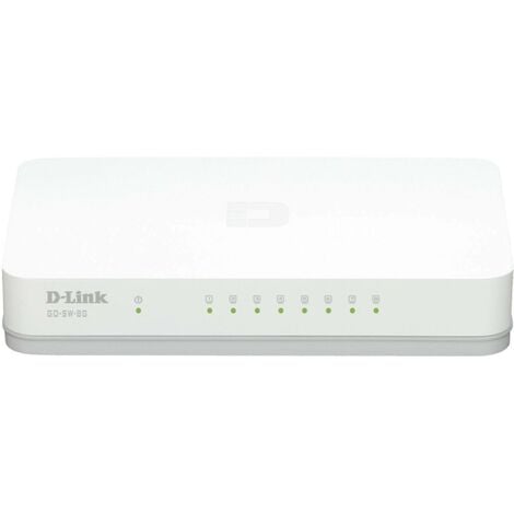 DLINK D-Link GO-SW-8G/E - Non-géré - Gigabit Ethernet (10/100/1000) - Full duplex (GO-SW-8G/E)