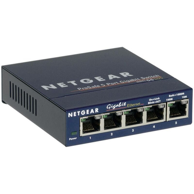 Switch réseau Netgear GS105GE 5 ports 1000 MBit/s R42939