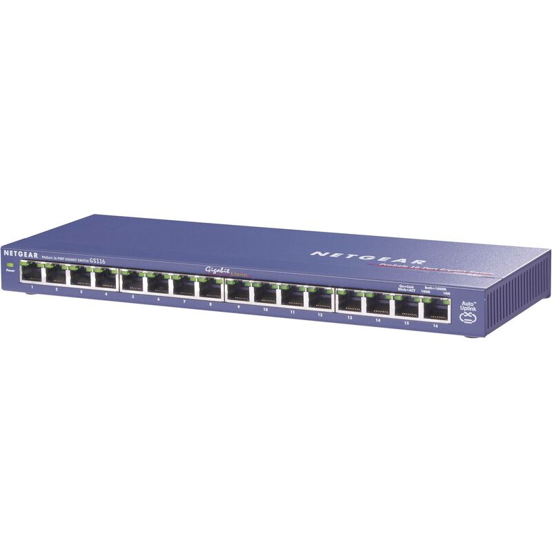Switch réseau Netgear GS116GE 16 ports 1 GBit/s R42546