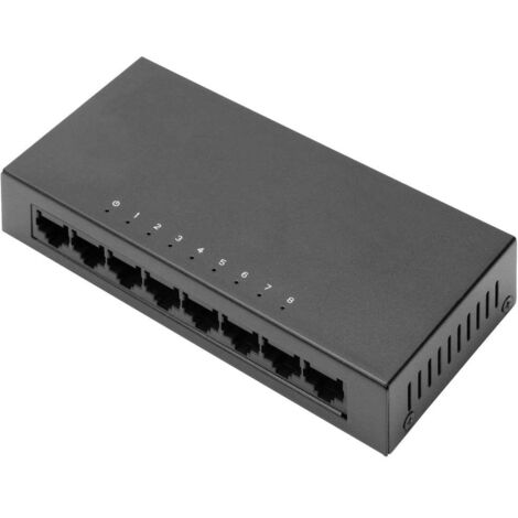 Switch réseau RJ45 Digitus DN-80069 8 ports 10 / 100 MBit/s D341262