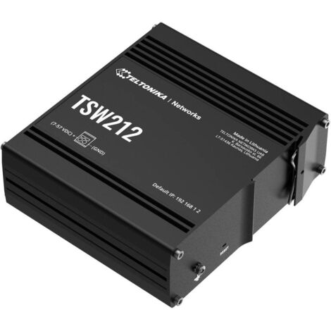 Switch Teltonika TSW212 gestito L2/L3 10 porte Gigabit Ethernet 10/100/1000 Nero [NUTETSZPTSW2120]