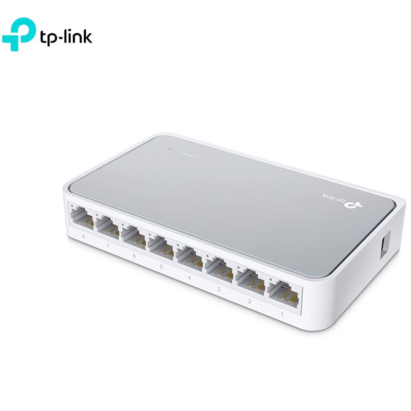 Image of Tp-link - switch 8 porte RJ45 lan ethernet cavo di rete 10/100 m TL-SF1008D