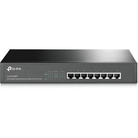Switch TP-Link TL-SG1008MP 8 Puertos/ RJ-45 10/100/1000 PoE