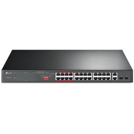 Switch TP-Link TL-SL1226P 26 Puertos/ RJ-45 10/100/1000 PoE/ SFP