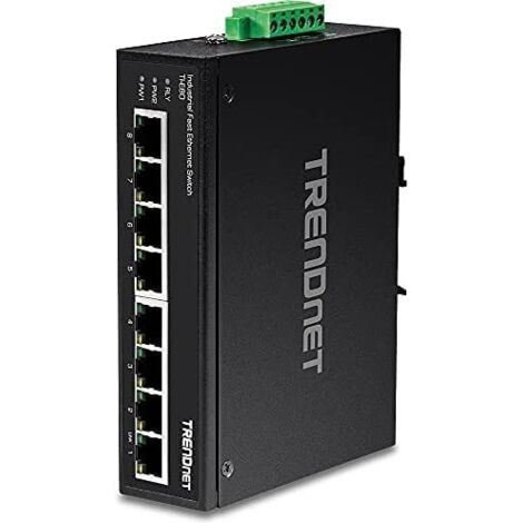 Switch TRENDnet TI-E80 8 Puertos/ RJ-45 Gigabit 10/100