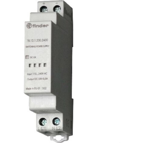 Switching power supply 24V DC 0.5A 12W FINDER 781212302400