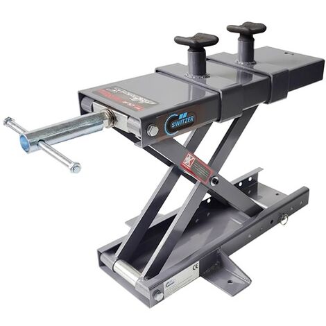 SwitZer 1100LBS Motorbike Scissor Repair Stand Jack Lifting Tool Large Platform