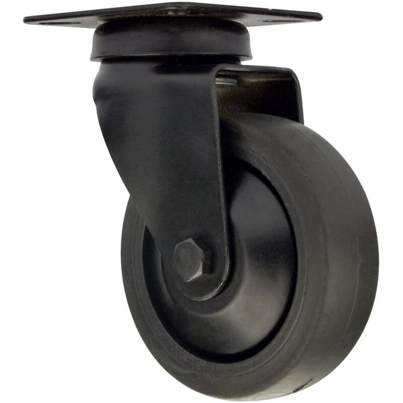 Swivel Caster Wheel 75 mm 4 pcs Black Mac Lean