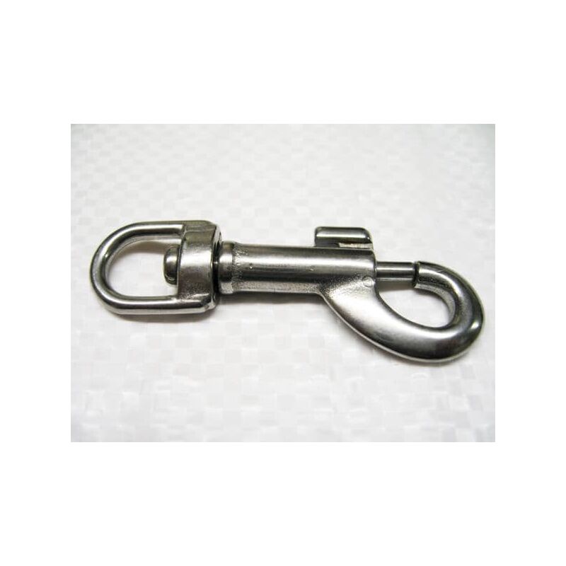 Securefix Direct - Swivel Eye Bolt Snap Hook Stainless Steel 19MM (Key Ring Leash Flag Trigger Keychain)