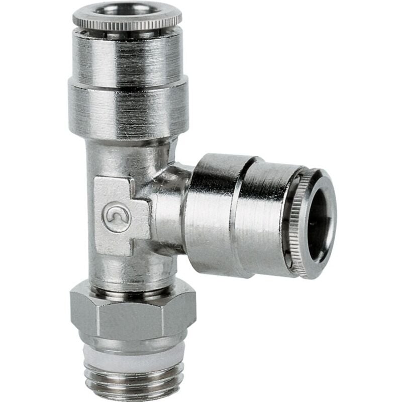 Camozzi S6440 8-1/8 Swivel Run Tee