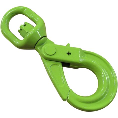Swivel Self Locking Hook Grade 100 10MM (G100 4T Autolock Chain Lifting Component)