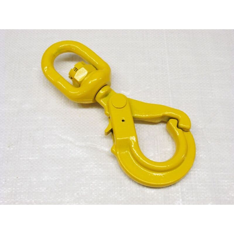 Securefix Direct - Swivel Self Locking Hook Grade 80 7MM (G80 2T Autolock Chain Lifting Component)