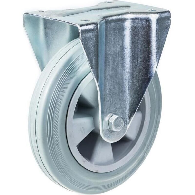 Swivel Wheel - PARNELLS - 200 mm - Grey Rubber - Capacity 205 kg