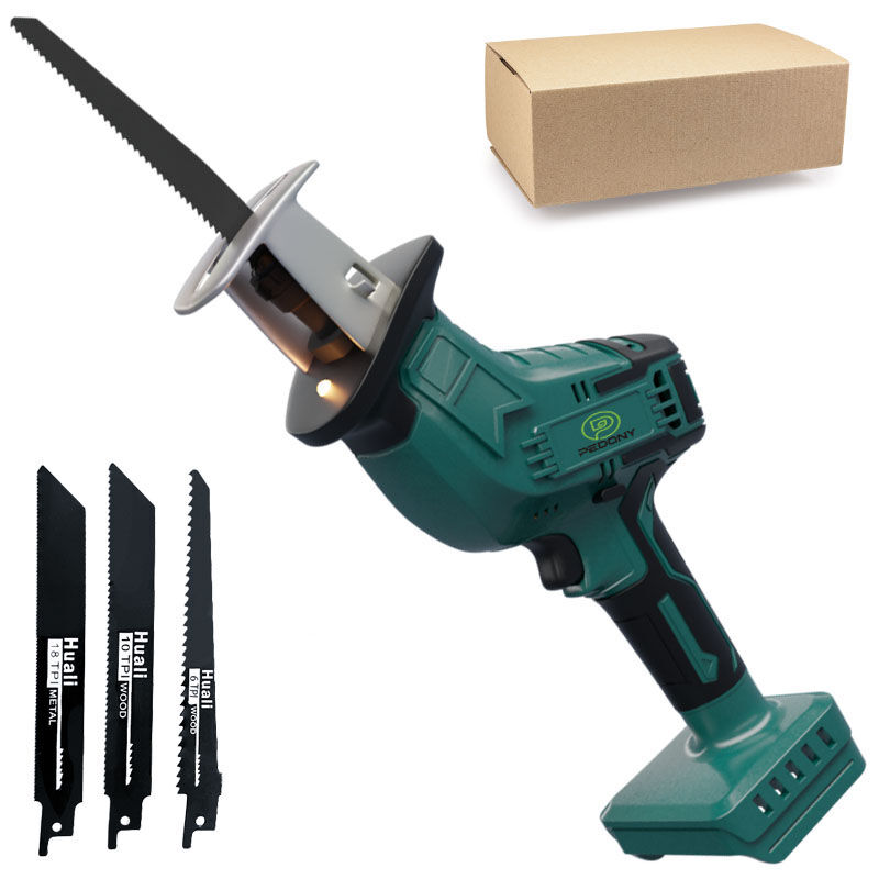 Mawiron - Reciprocating saws,Cordless Electric Sabre Saw Variable Speed Metal Wood Cutting Tree Pruning Tool (Naked,No Battery)