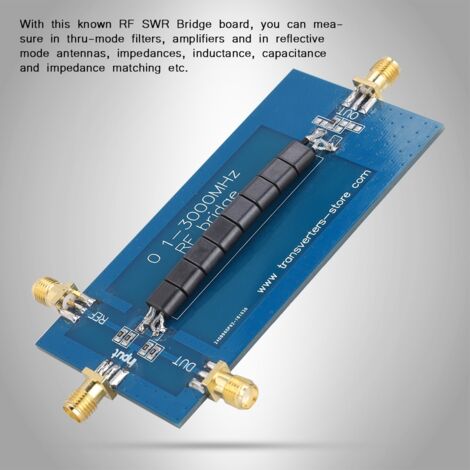 SWR-Messbrücke 0,1–3000 MHz für stehende Wellen und Wellenverhältnis