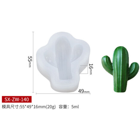 SX-ZW-140 Flüssigsilikonform, 3D-Formen für DIY-Duftkerzen und Seifen, Epoxid-, Harz- und Gipsmaterialien