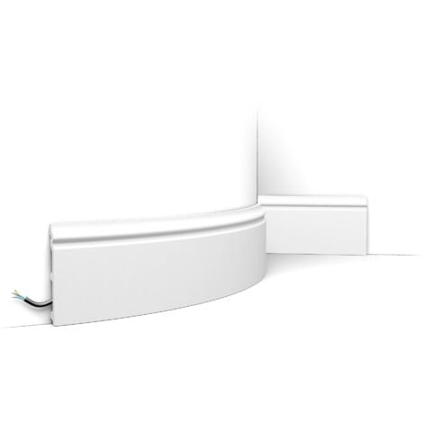 SX118F Flexible Plinthe Polymère Orac Decor - 14x1,8x200cm (h x p x l) - plinthe décorative - rigideouflexible : flexible - conditionnement : A l'unité