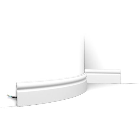 SX137F Flexible Plinthe polymère Orac Decor Axxent - 10x1,5x200cm (h x p x l) - moulure décorative - rigideouflexible : flexible - conditionnement : A l'unité