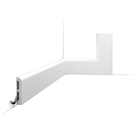 SX183 CASCADE Moulure multifonctionnelle Orac Decor Axxent 7,5x1,3cm (h x p) plinthe décorative - rigideouflexible : rigide - longueur : 200cm - conditionnement : A l'unité
