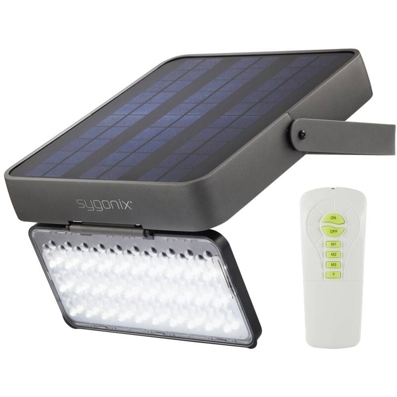 SY-5275988 Applique solaire extérieure led smd 30 w noir - Sygonix
