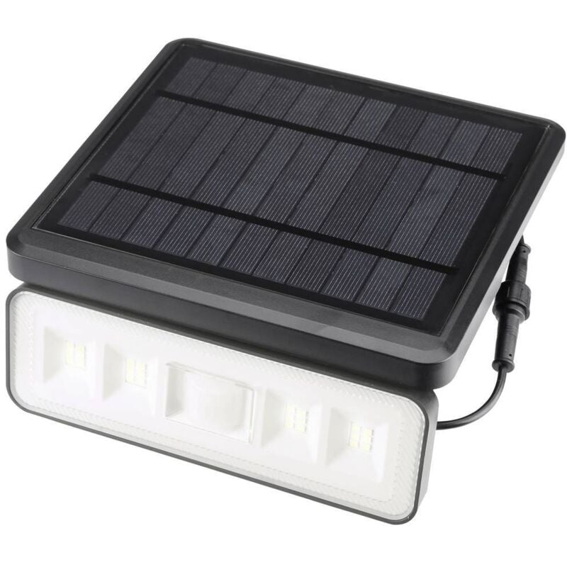 Sygonix SY-5972856 Projecteur mural solaire avec détecteur de mouvements LED LED intégrée 8 W noir