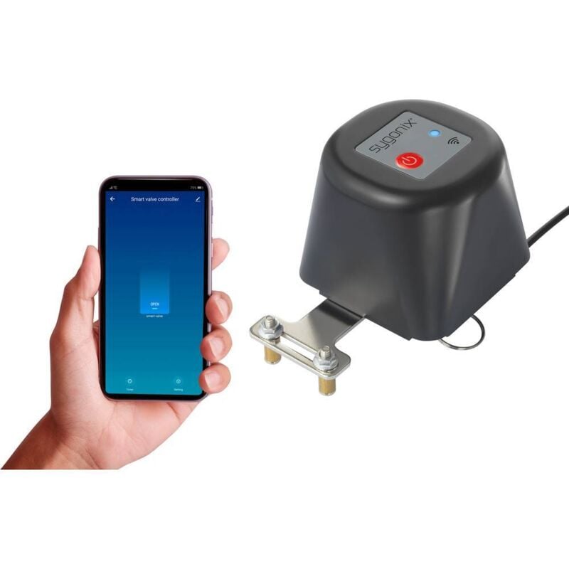 Sygonix - Vanne à boisseau sphérique à unité d'entraînement sans fil