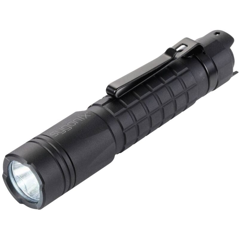 Image of Sygonix SMD LED Torcia tascabile con clip per cintura, IP68 (impermeabile), con modalità strobo a batteria 190 lm 54 g