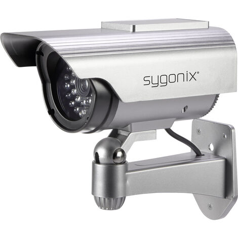 Sygonix SY-3420674 Kamera-Attrappe mit Solarmodul, mit blinkender LED