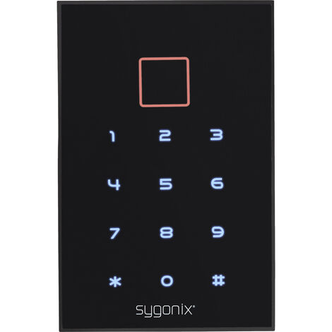 Sygonix SY-3435062 Codeschloss Oberflächenmontage  12 V/DC IP66 mit beleuchteter Tastatur, mit Touch
