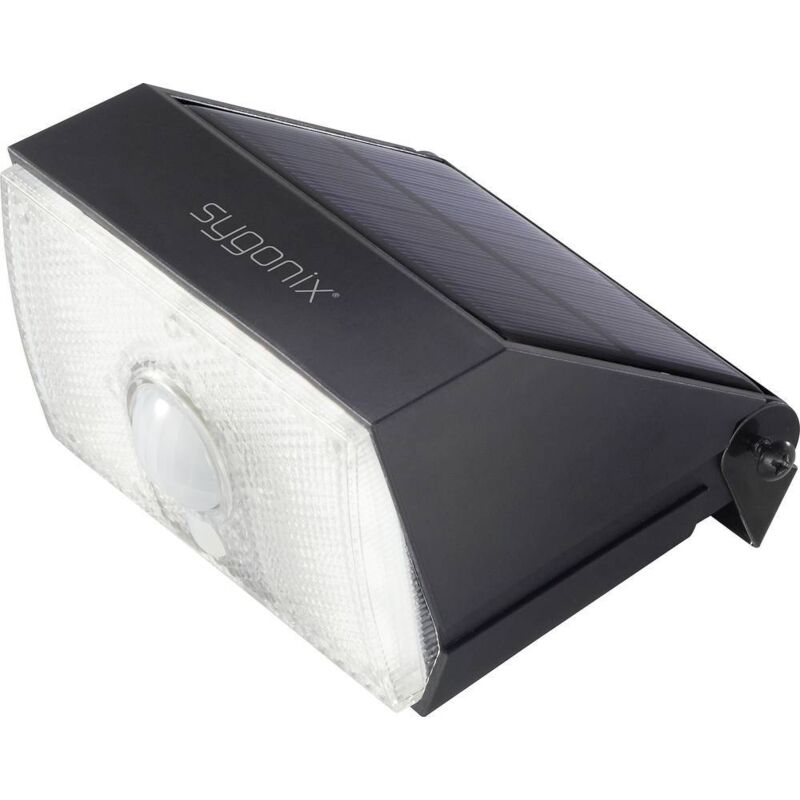 SY-4673536 Applique solaire extérieure avec détecteur de mouvement led led intégrée 10 w noir - Sygonix
