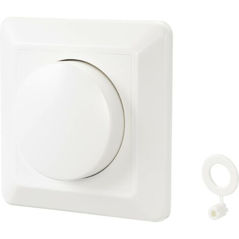 Sygonix SY-4697894 Variateur rotatif Adapté pour ampoule: Lampe halogène, Lampe LED, Ampoule électri