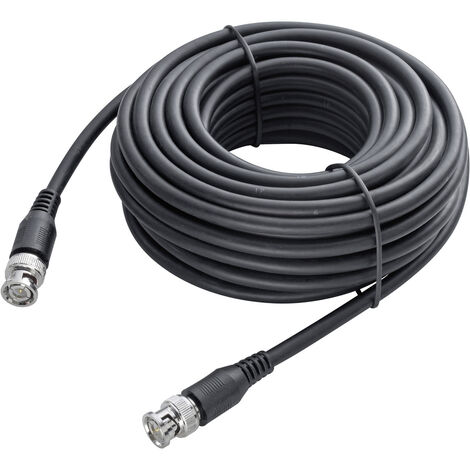 Sygonix SY-4714546 Video Verlängerungskabel [1x BNC-Stecker - 1x BNC-Stecker] 1.00 m Schwarz