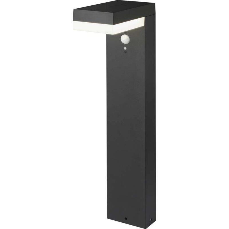 SY-4715528 Lampadaire d'extérieur solaire avec détecteur de mouvements led smd 6 w noir - Sygonix