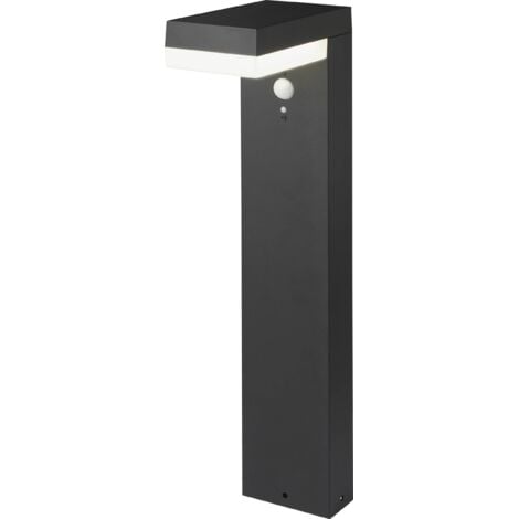 Sygonix SY-4715528 Lampadaire d'extérieur solaire avec détecteur de mouvements LED SMD 6 W noir