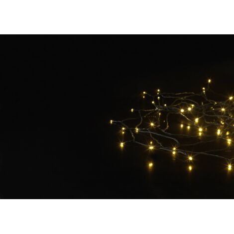 Sygonix SY-4722052 Guirlande lumineuse en épi pour l'intérieur/extérieur sur secteur Nombre de lumière 120 LED blanc chaud Longueur éclairée: 27 Y897582