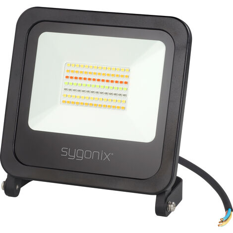 Sygonix  SY-4782322 LED-Außenstrahler EEK: F (A - G) 45 W Leuchtfarben: Neutralweiß, Warmweiß, RGB