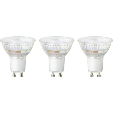 Sygonix SY-4893256 LED (monocolore) ERP E (A - G) GU10 5.7 W = 75 W Bianco caldo (Ø x A) 50 mm x 55 mm dimmerabile 3 pz